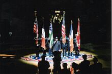 September 11, 911, ceremony honoring at the BIG East Championship